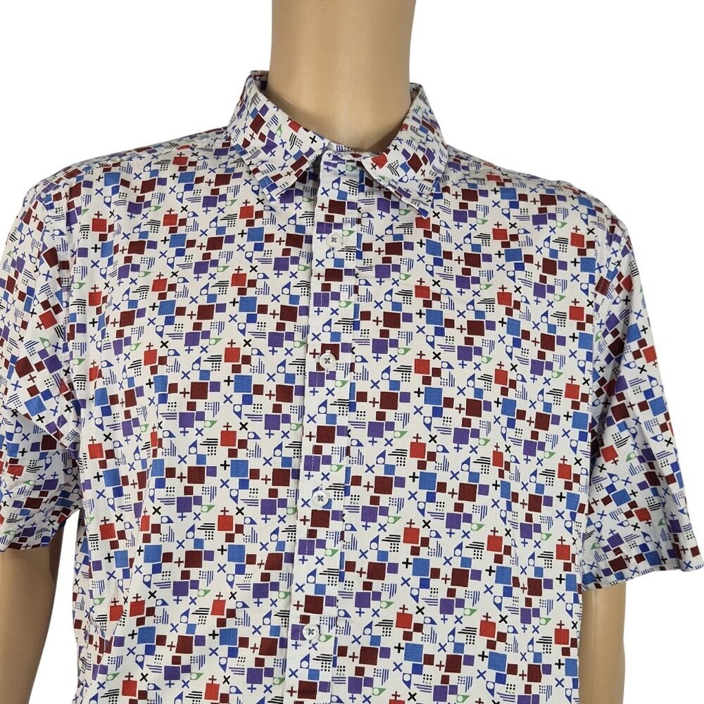 CREMIEUX PREMIUM DENIM Men's Size M Shirt Stretch Lightweight Multi Color (54)